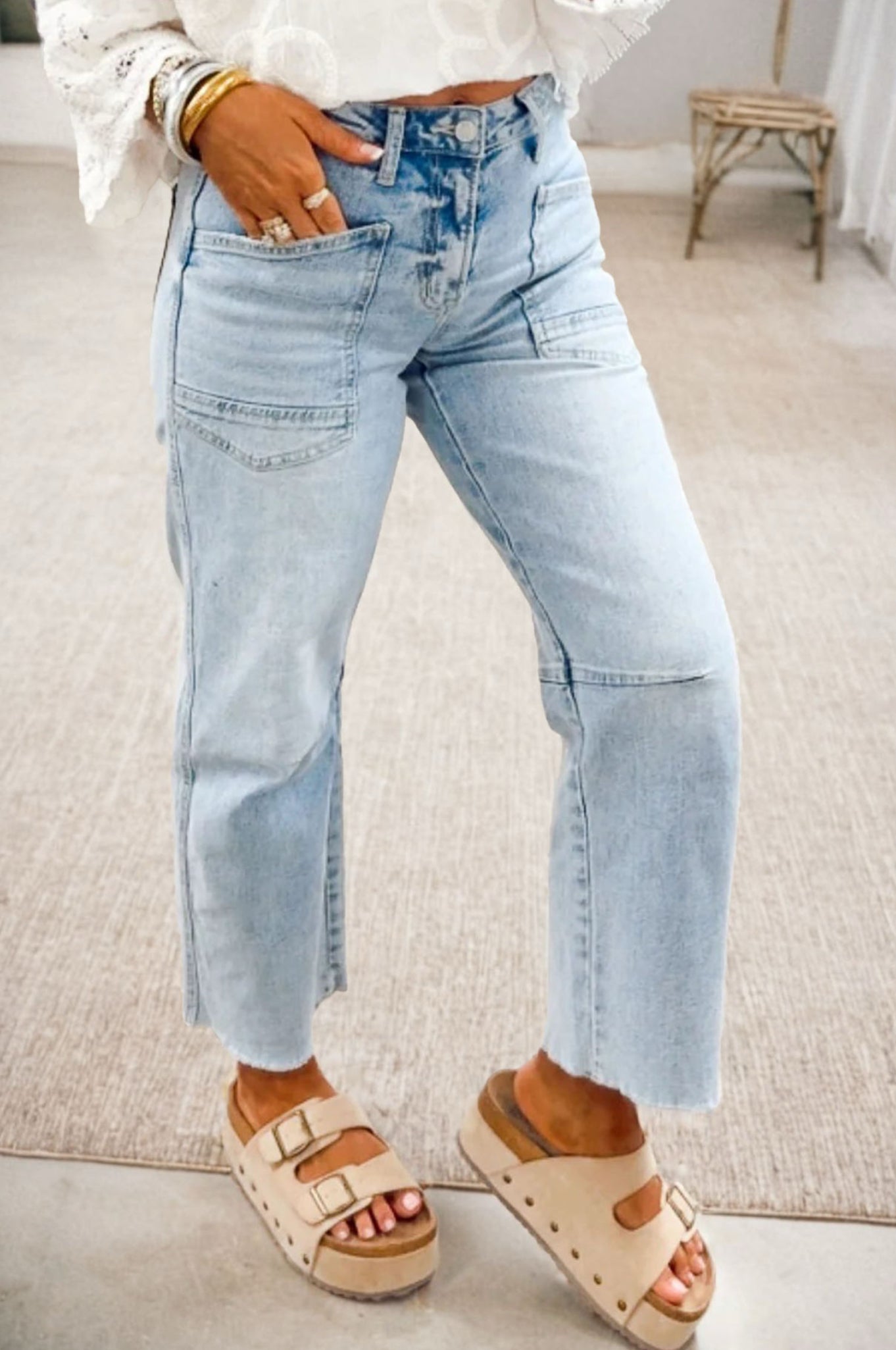 Adeline Cropped Denim