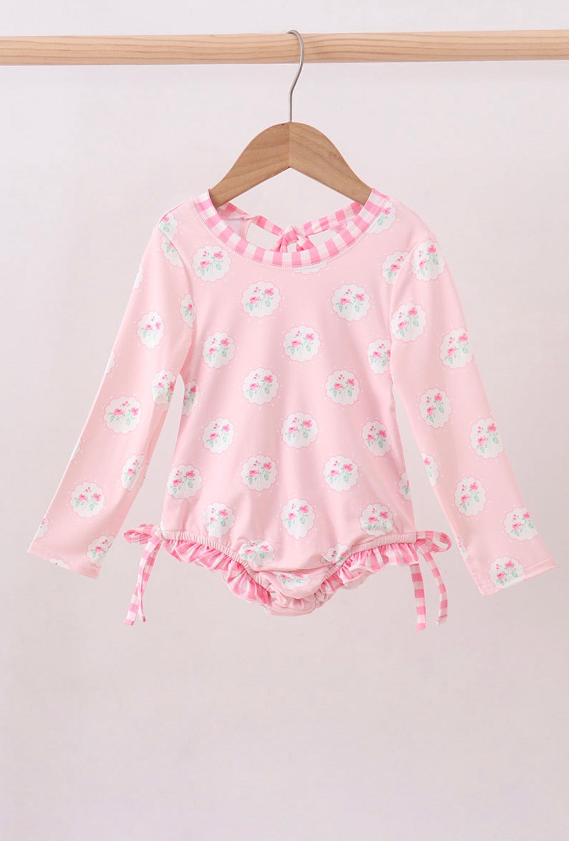 Rose Long Sleeve Swimsuit