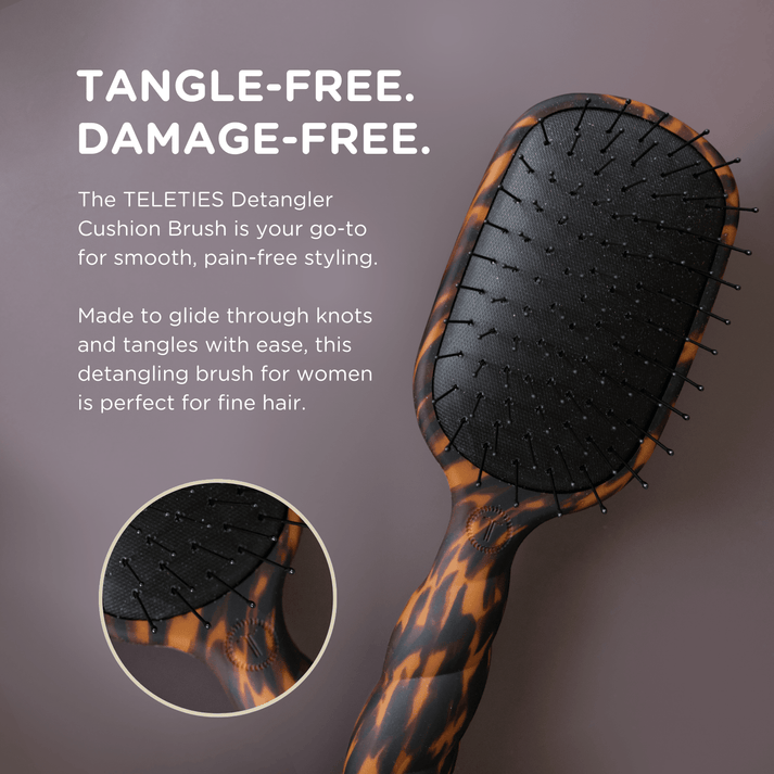 Teleties Detangler Brush for Fine Hair