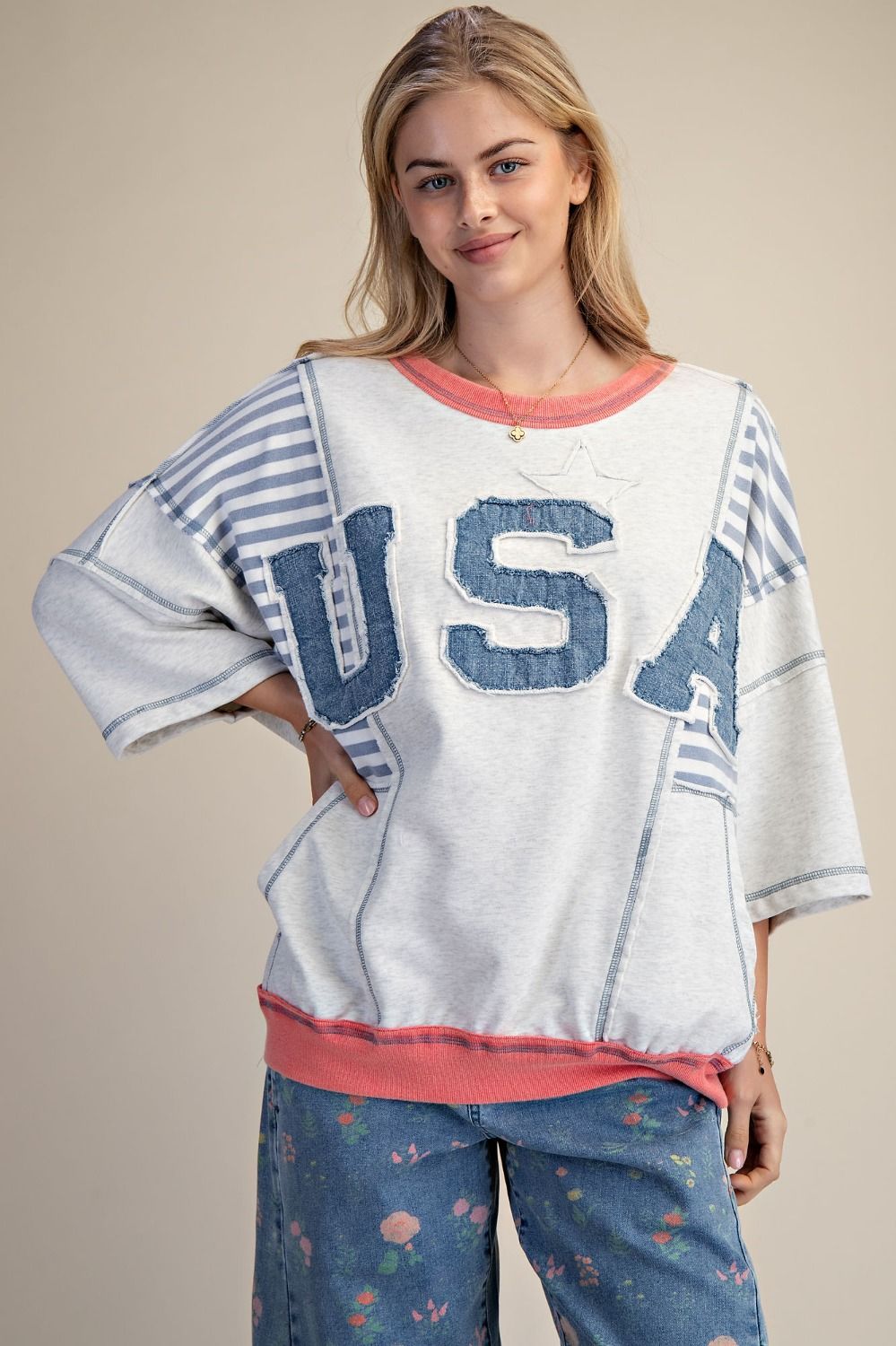USA Terry Pullover