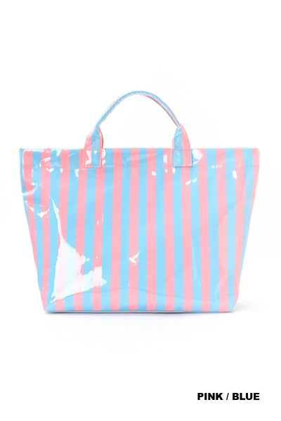 Striped Tote Bag