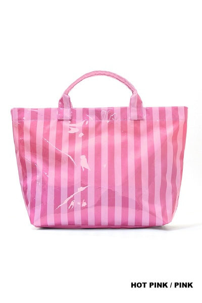 Striped Tote Bag