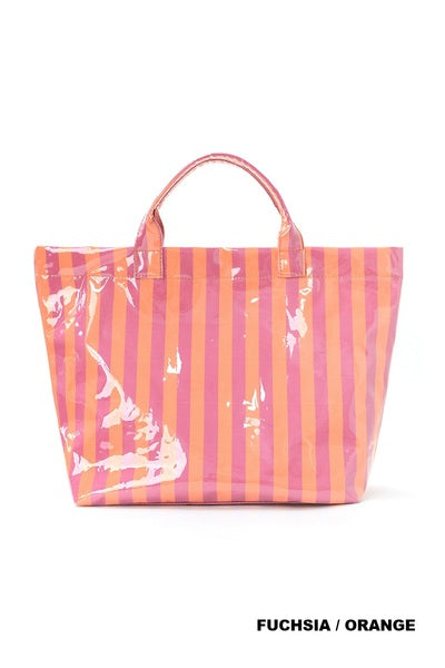Striped Tote Bag