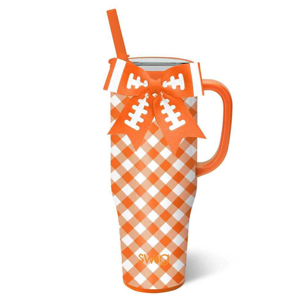 Swig 40oz Mega Mug in Gingham Orange