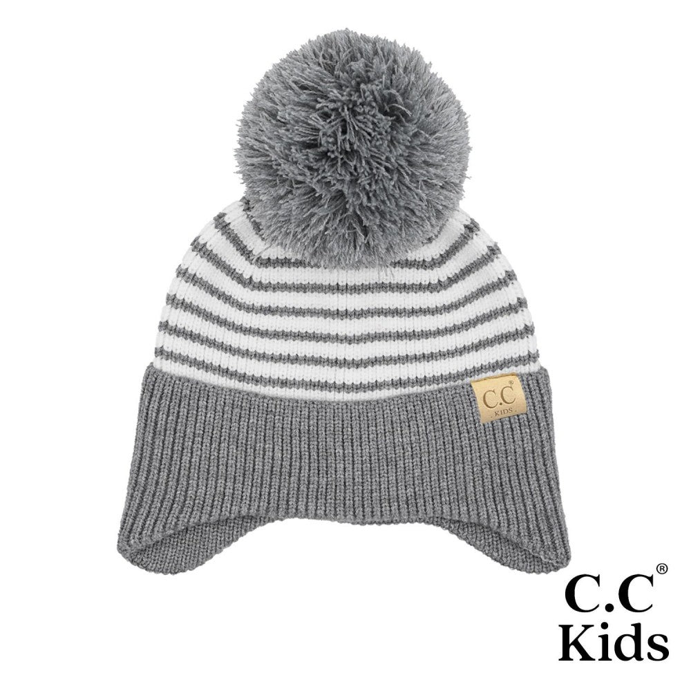 CC Kids Earflap Yarn Beanie