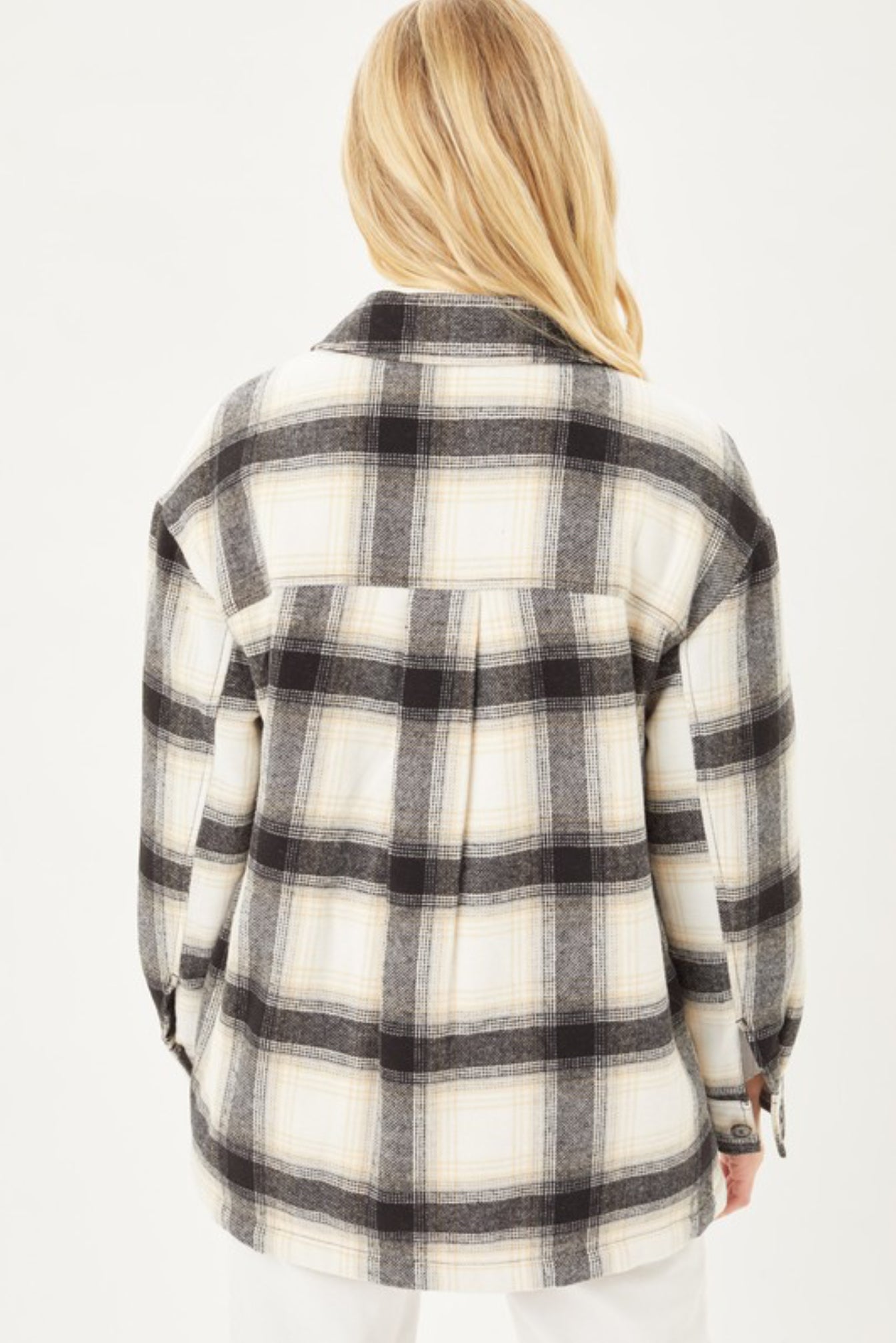 Sherpa Lined Plaid Jacket