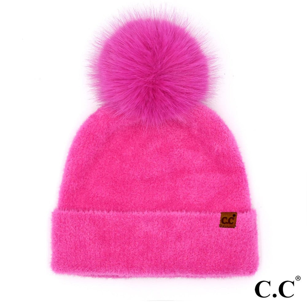 CC Chenille Pom Beanie