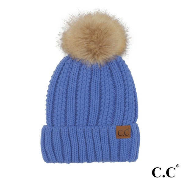 CC Solid Ribbed Beanie