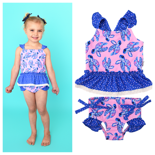 Waverly RUFFLE TANK SWIM SET