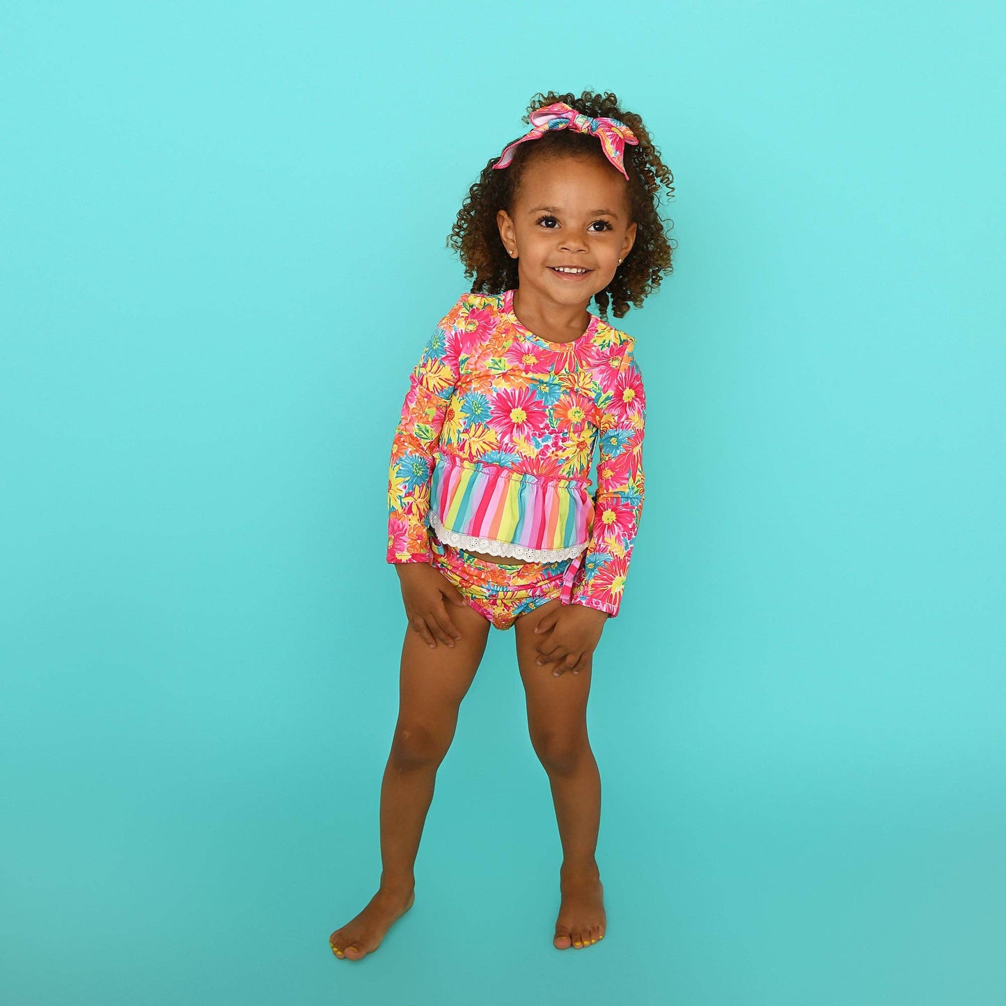 Molly RASH GUARD TWO PIECE SWIM SET