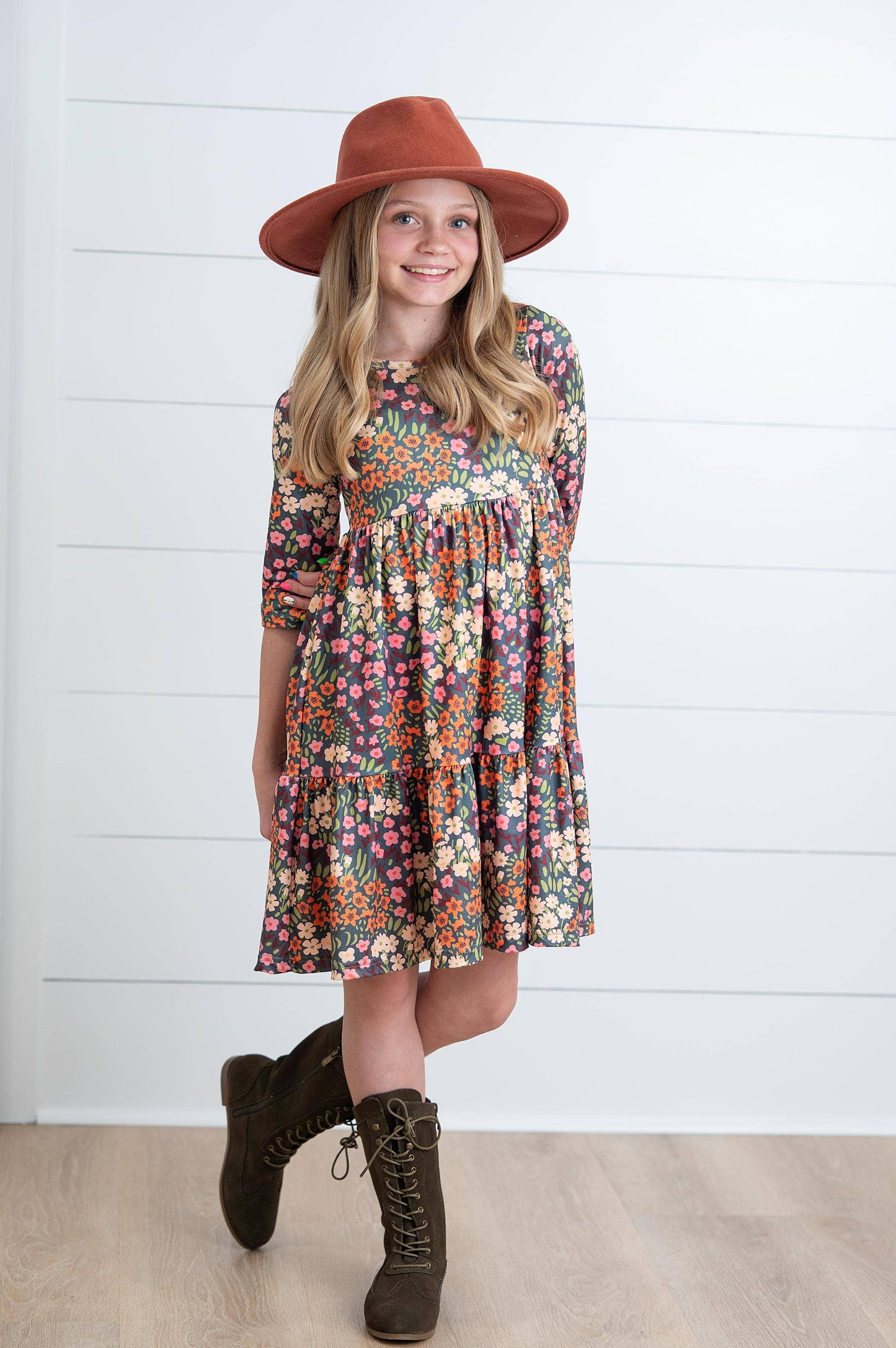 Flower Fields Twirl Dress