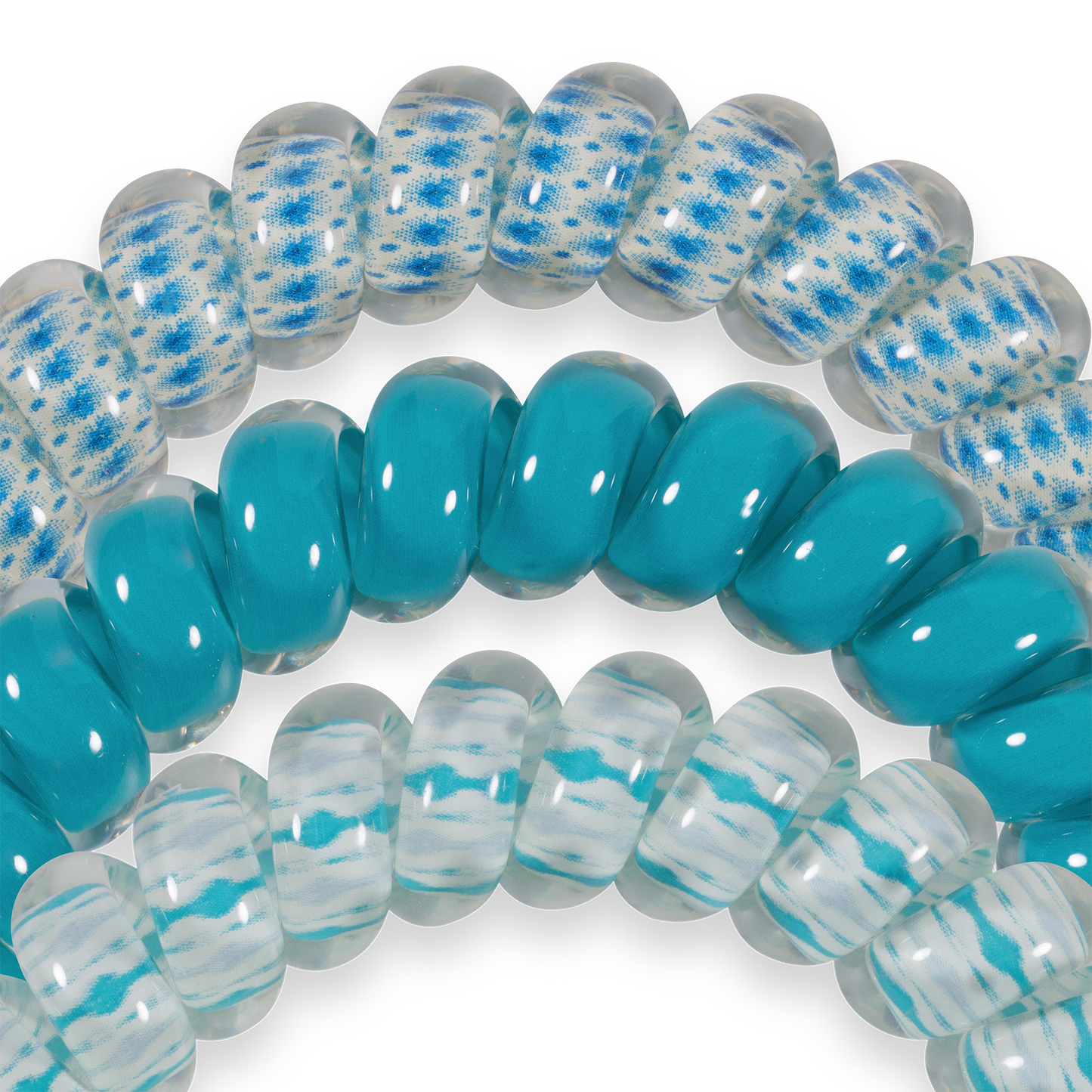 Teleties Spiral Hair Coils in Soft Surf