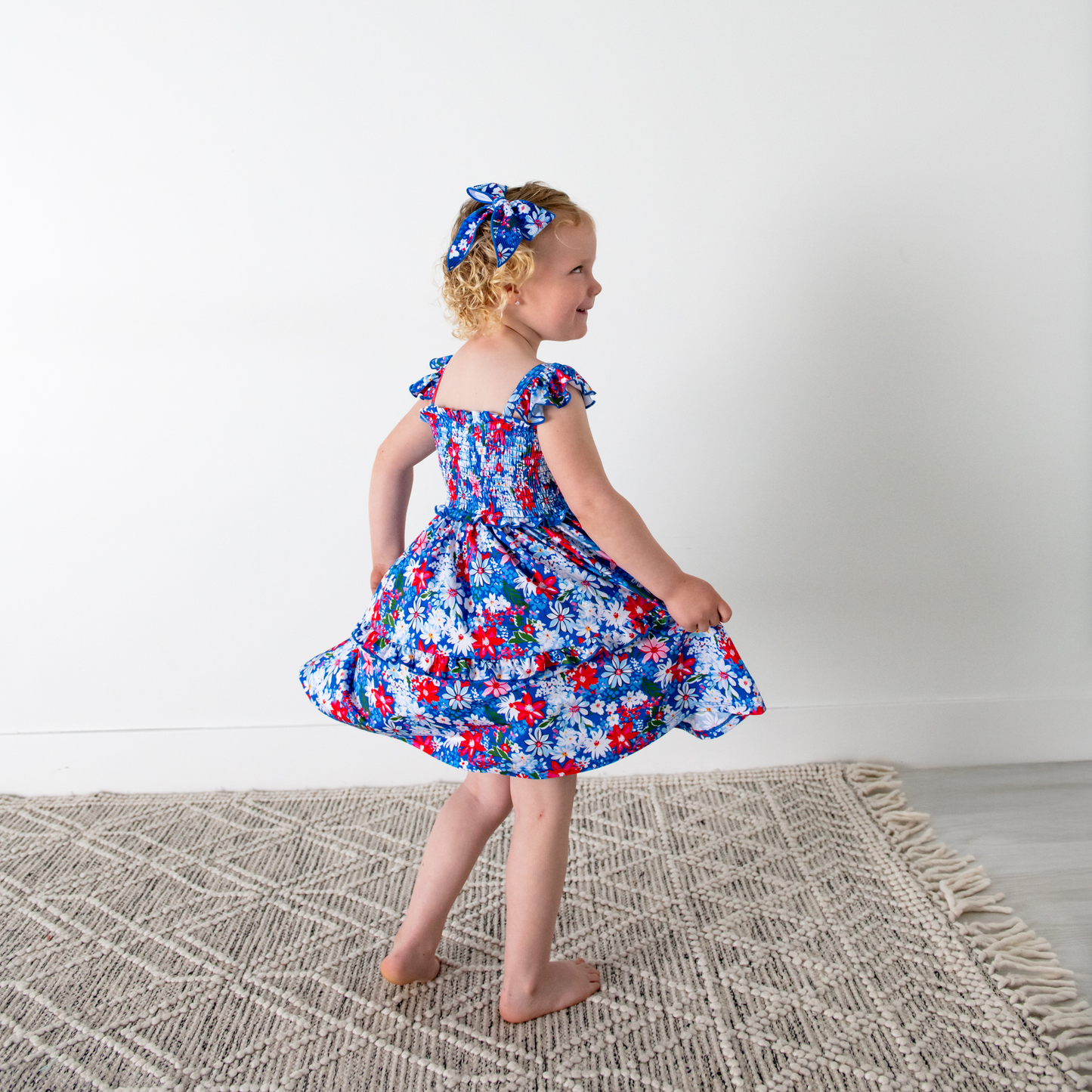 Presley Floral Smocked Dress