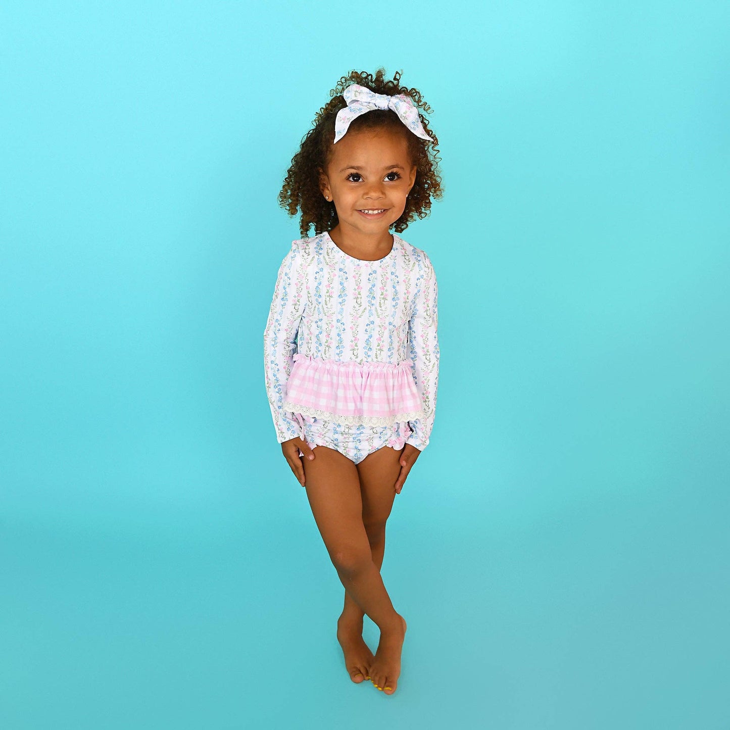 Annie RASH GUARD TWO PIECE SWIM SET