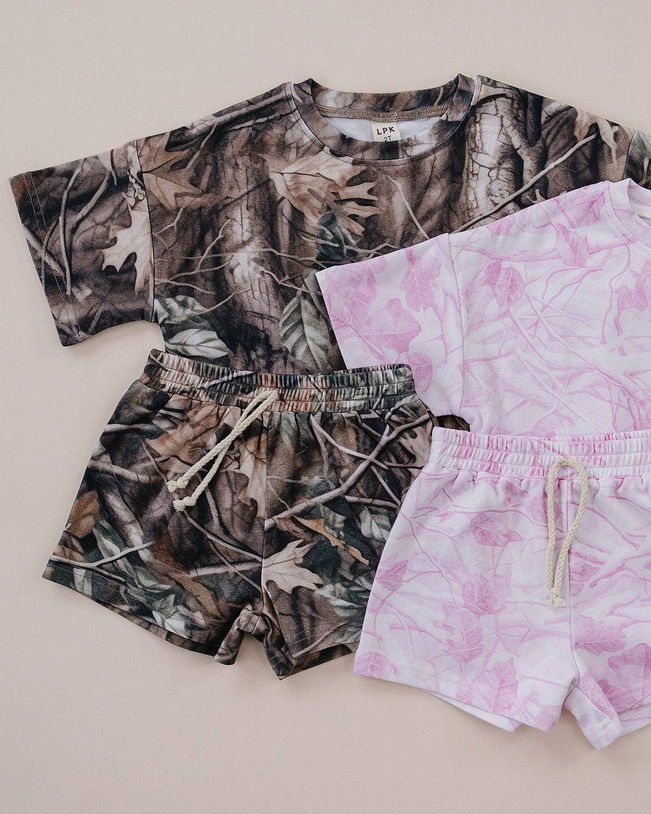 Shorts Set | Brown Camo