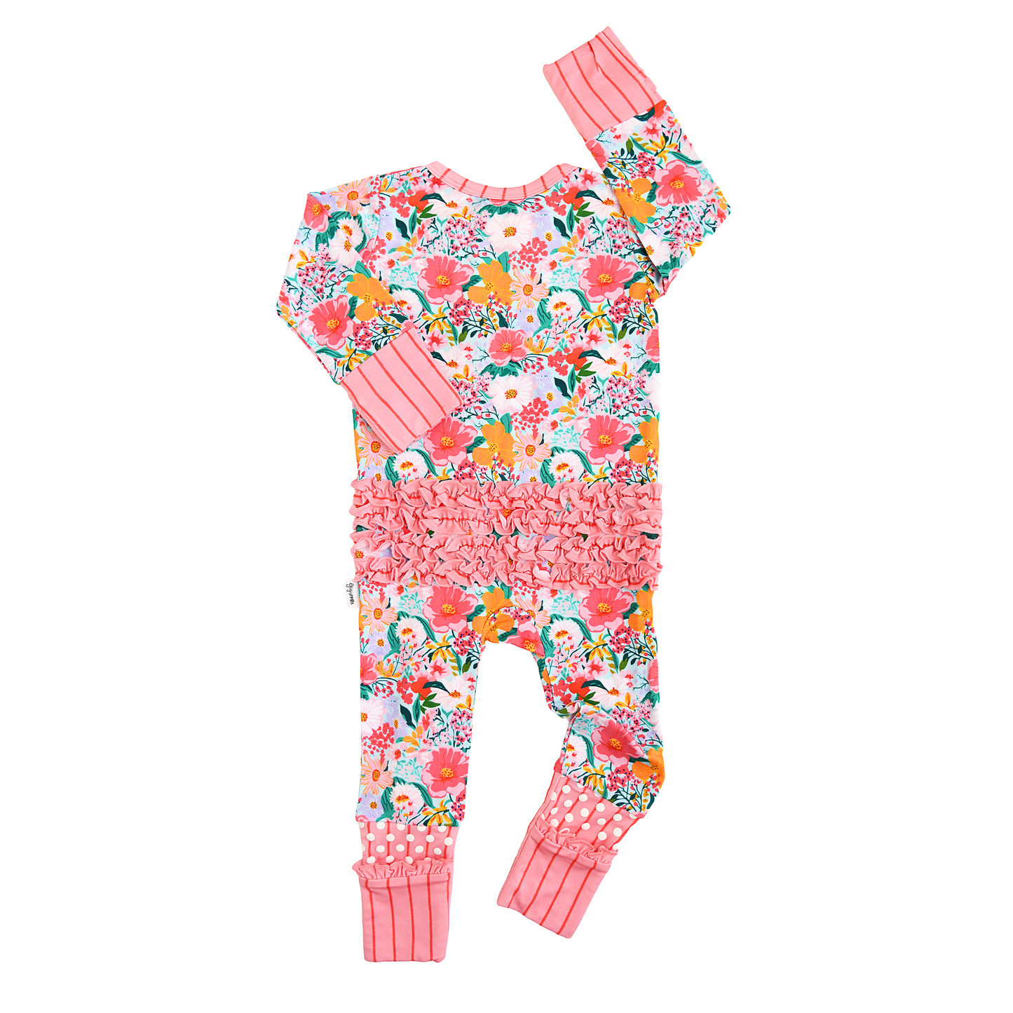 Cecelia Floral RUFFLE ZIP