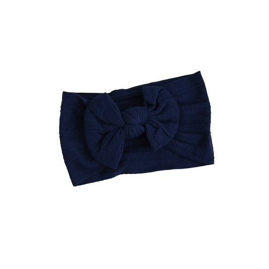 #41 Navy SOFT NYLON ELASTIC HEADBAND Baby Accessories