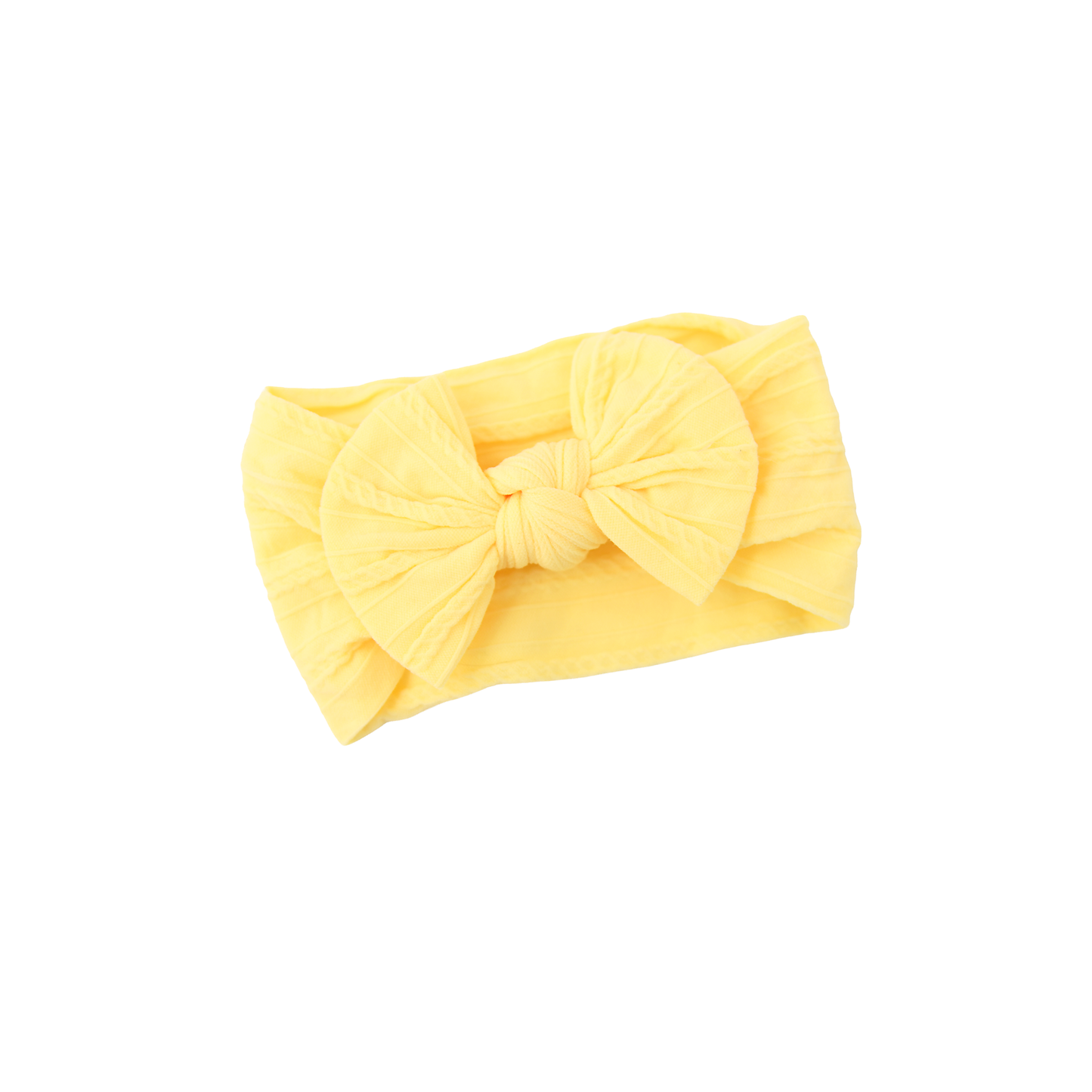 Yellow SOFT NYLON ELASTIC HEADBAND