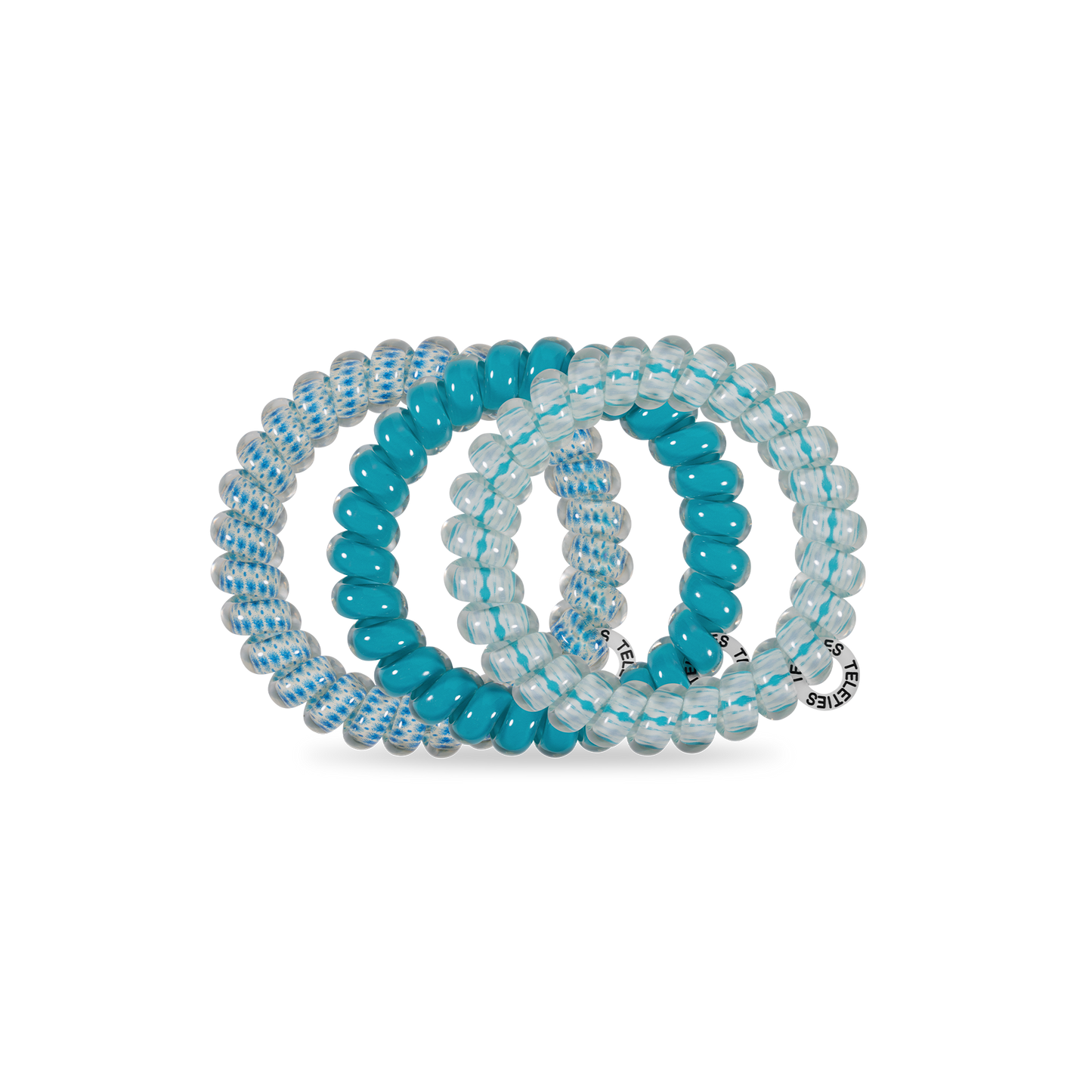 Teleties Spiral Hair Coils in Soft Surf