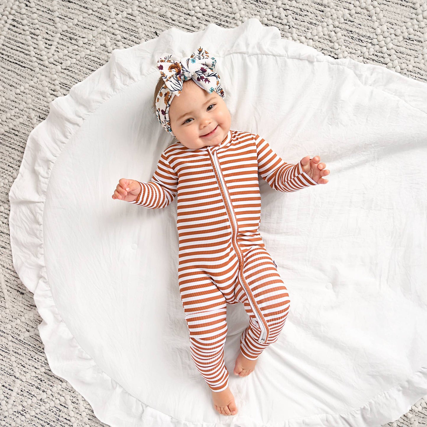 Chase Brown Ribbed ZIP