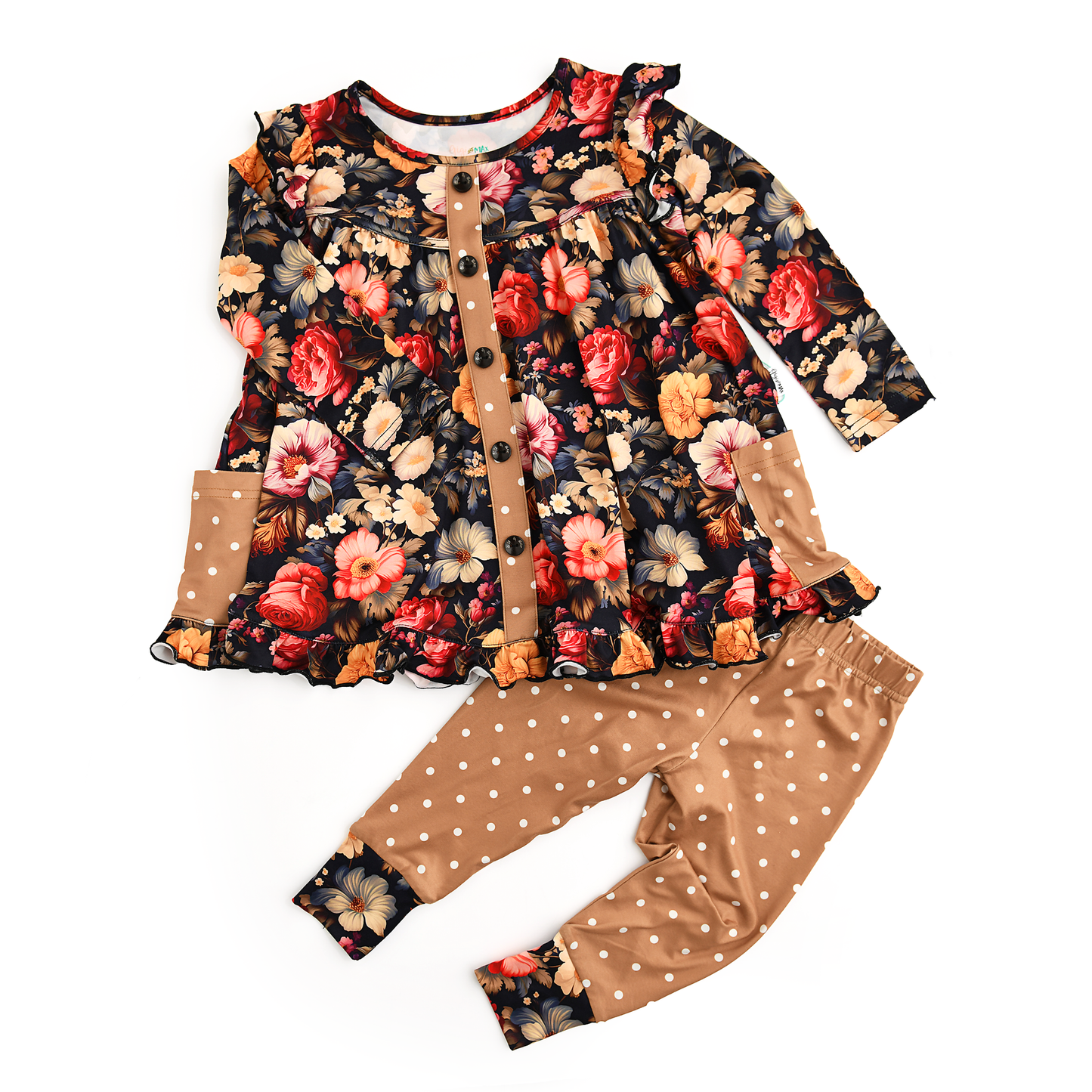 Lola Peplum Set Baby Kids Clothing Set