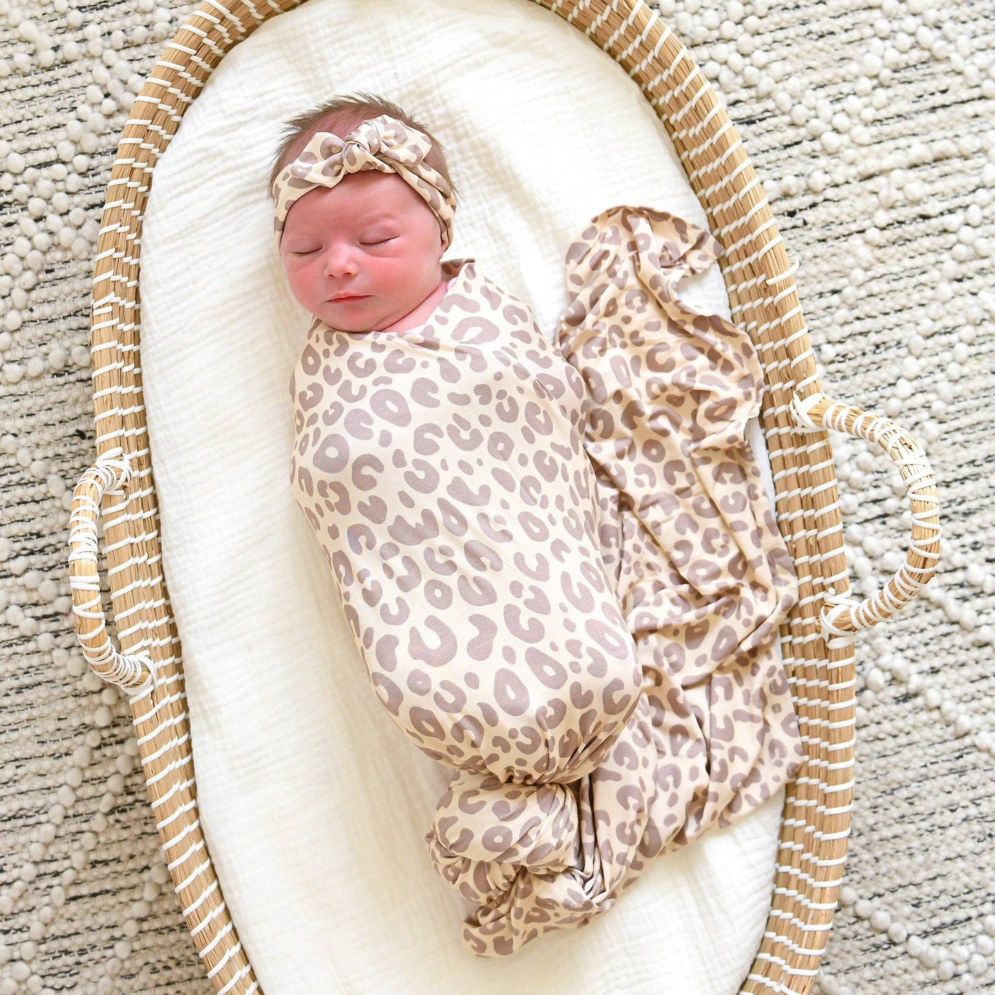Amari Leopard Swaddle
