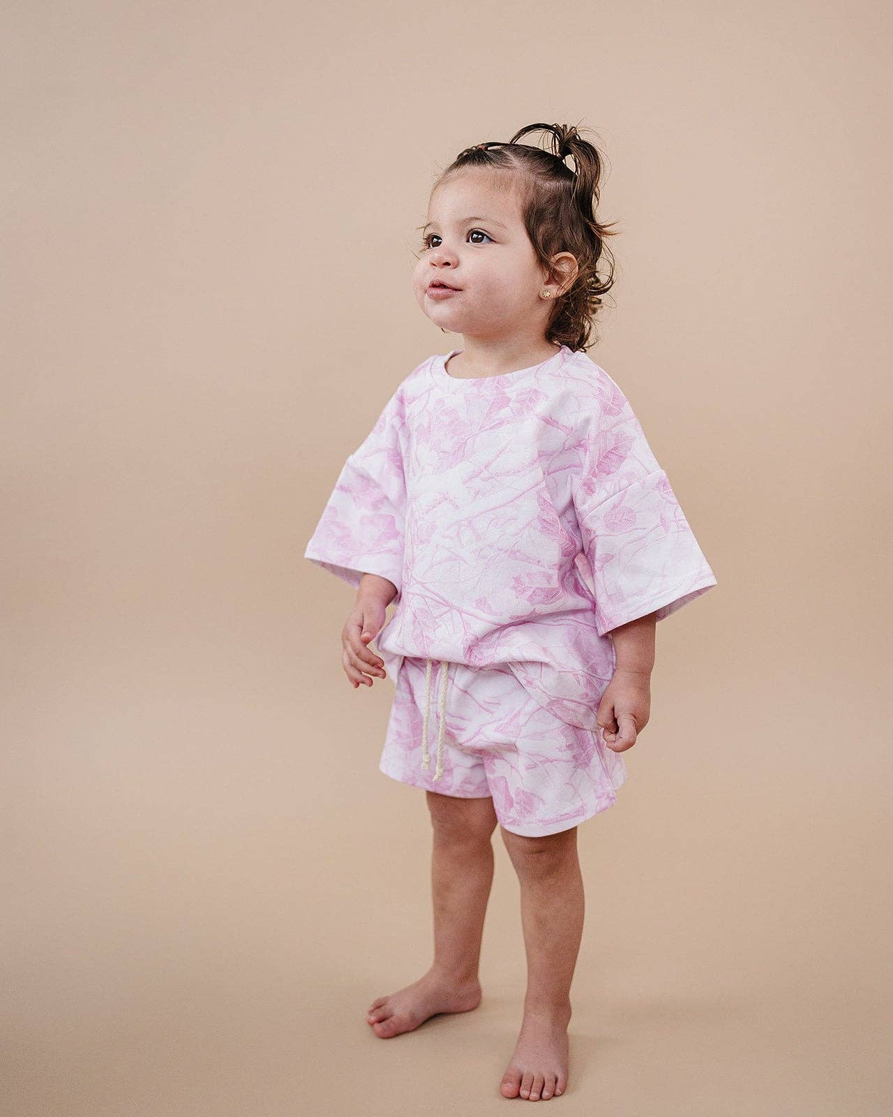 Shorts Set | Pink Camo