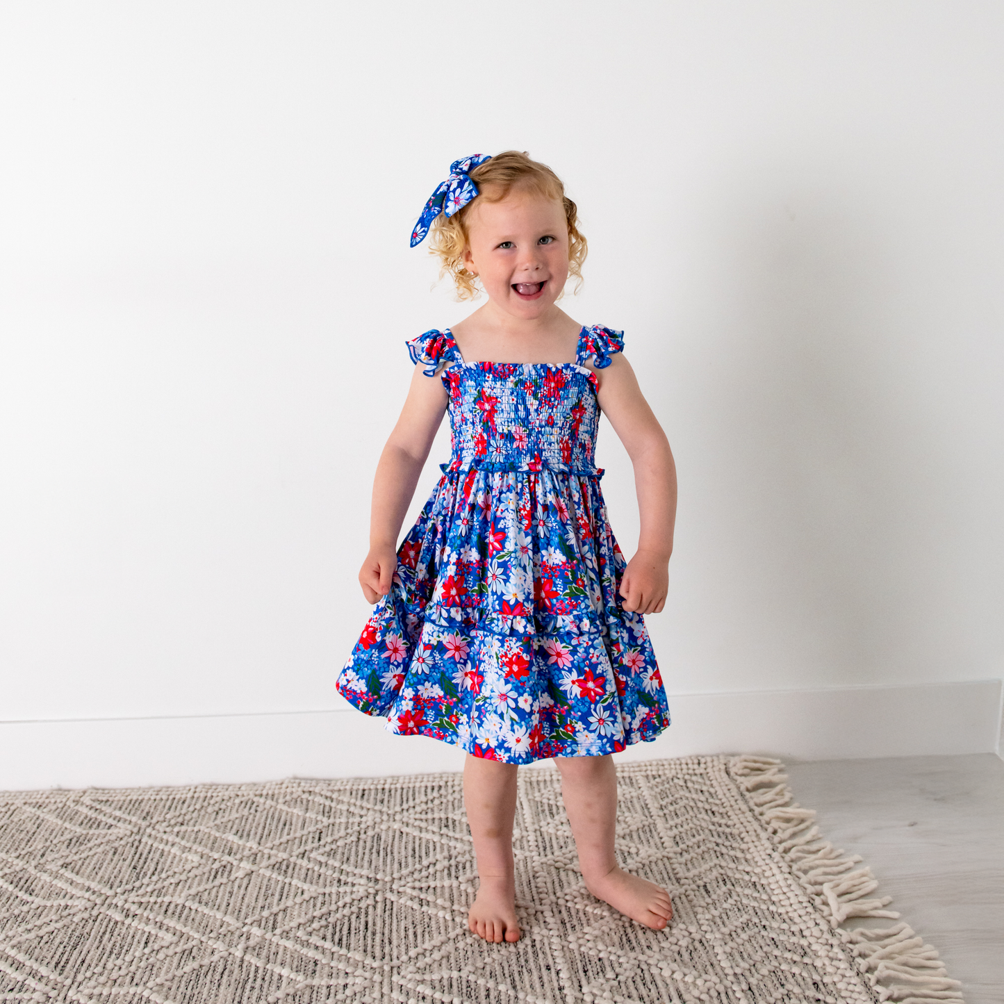 Presley Floral Smocked Dress