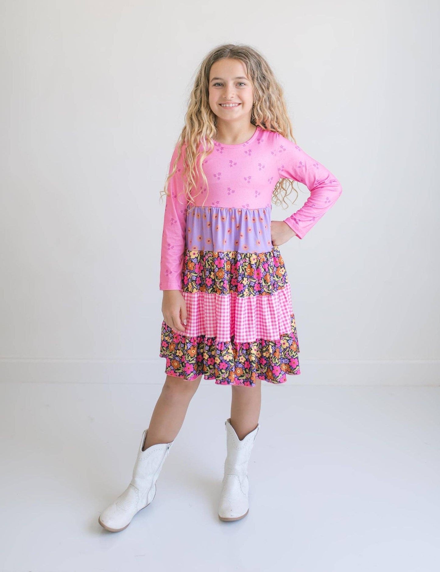 Avery Floral Twirl Dress