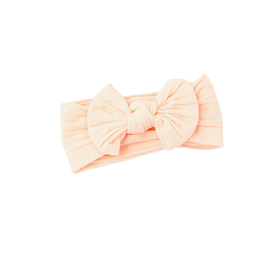 Peach SOFT NYLON ELASTIC HEADBAND