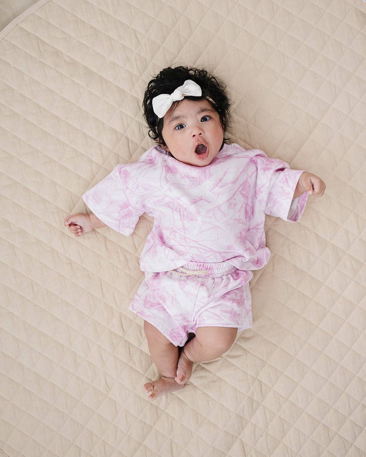 Shorts Set | Pink Camo