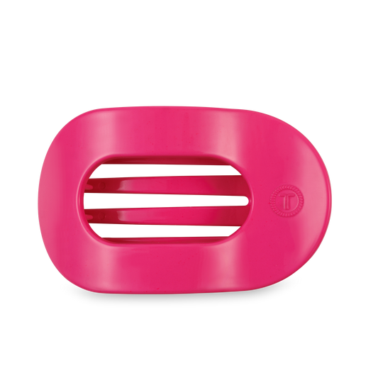 Teleties Flat Round Hair Clip Tropical Punch