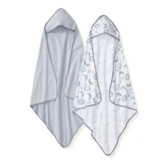 Hello Moon Organic Knit Terry Towels Set of 2