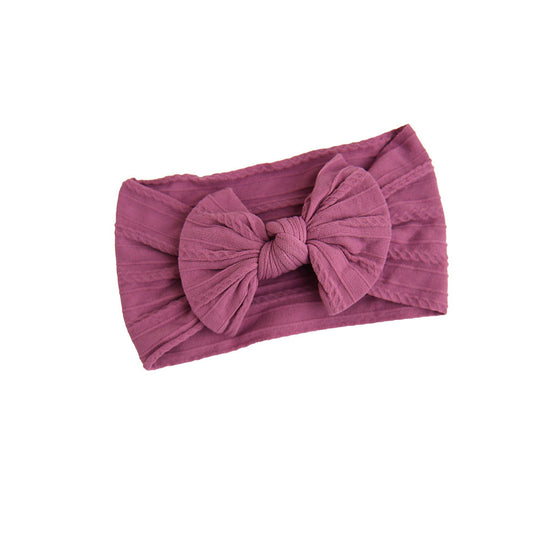 #18 Mauve SOFT NYLON ELASTIC HEADBAND Baby Accessories