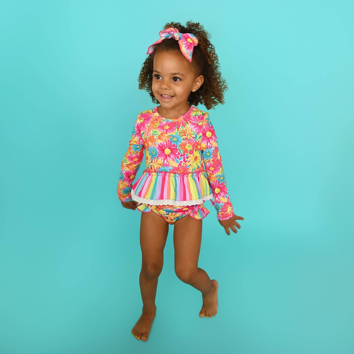 Molly RASH GUARD TWO PIECE SWIM SET