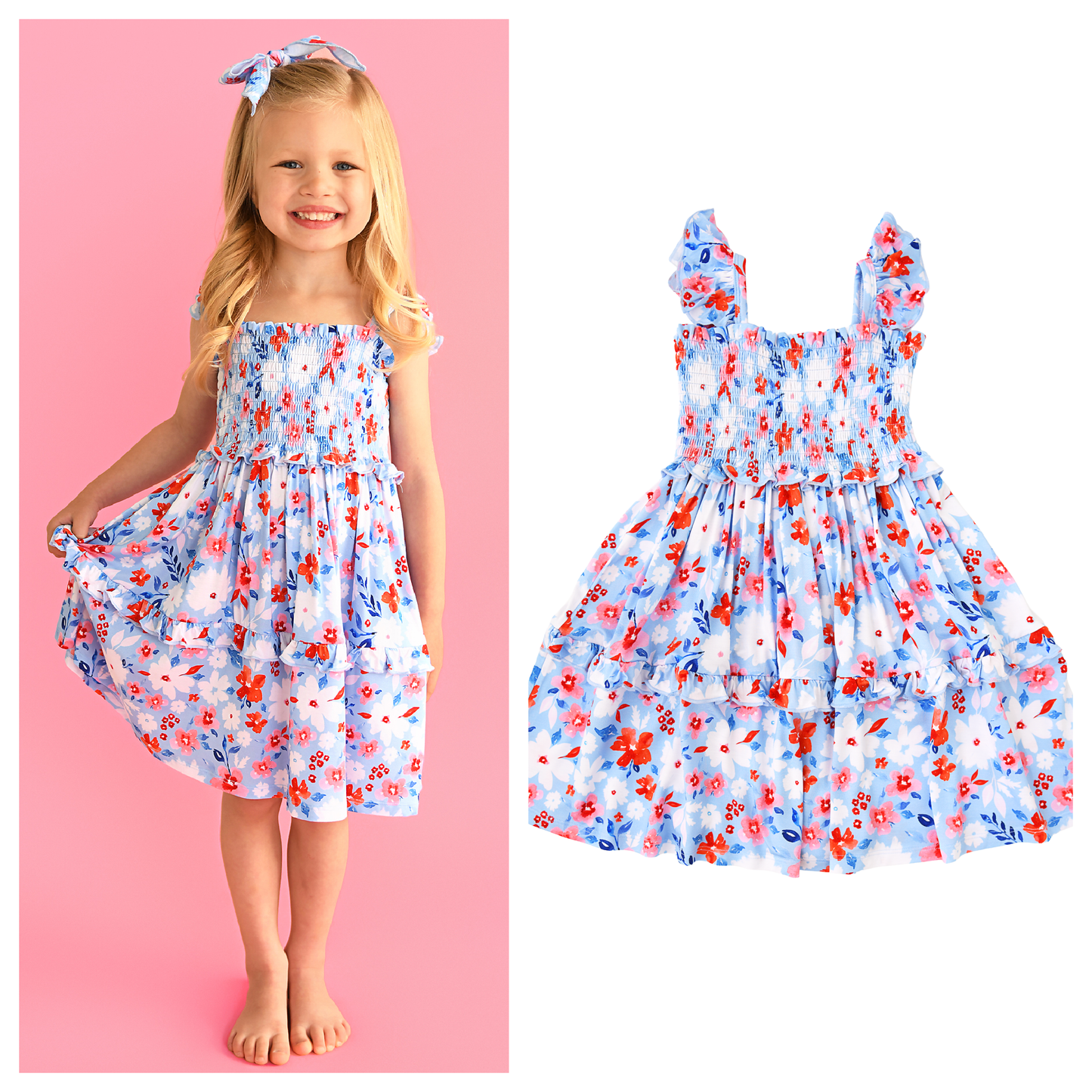 Betsy SMOCKED DRESS