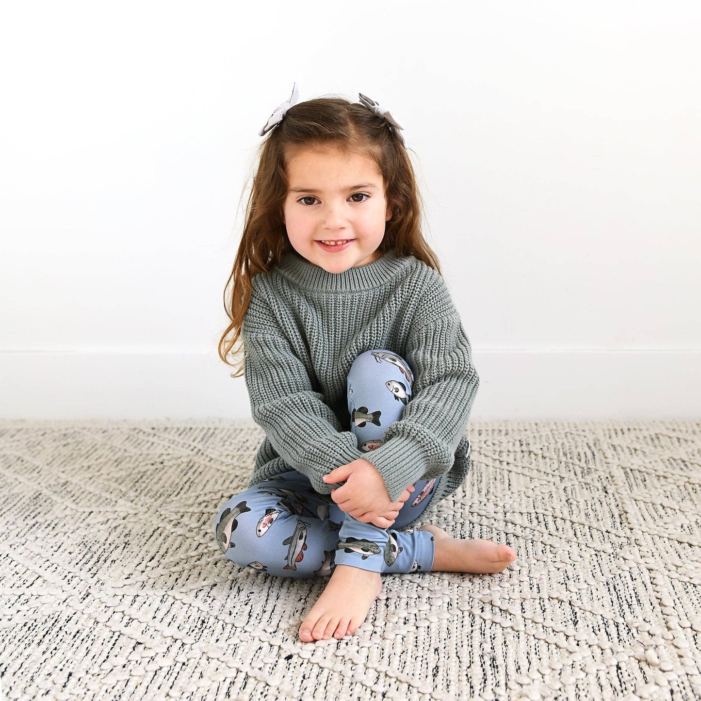 Wade TWO PIECE Fish Bamboo Lounge Set Kids Clothing