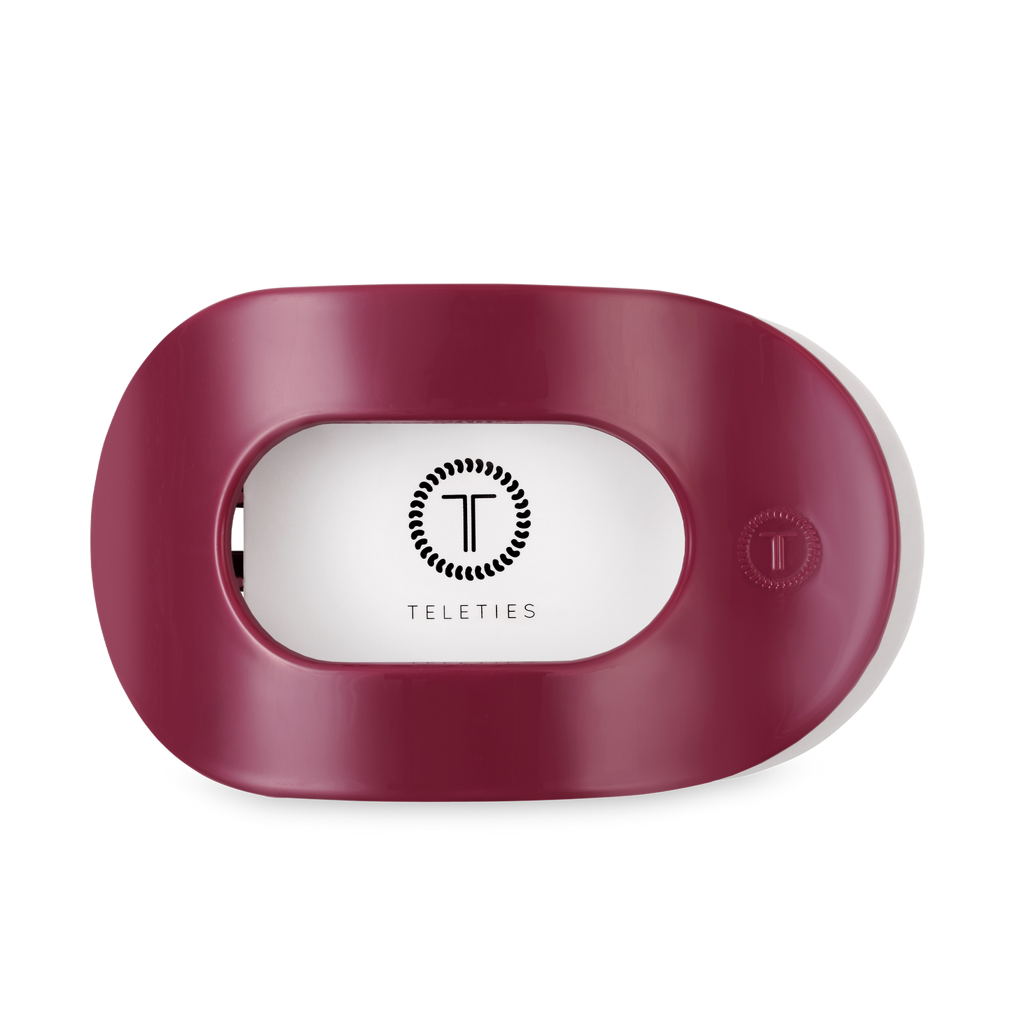 Flat Round Hair Clip In Wild Side