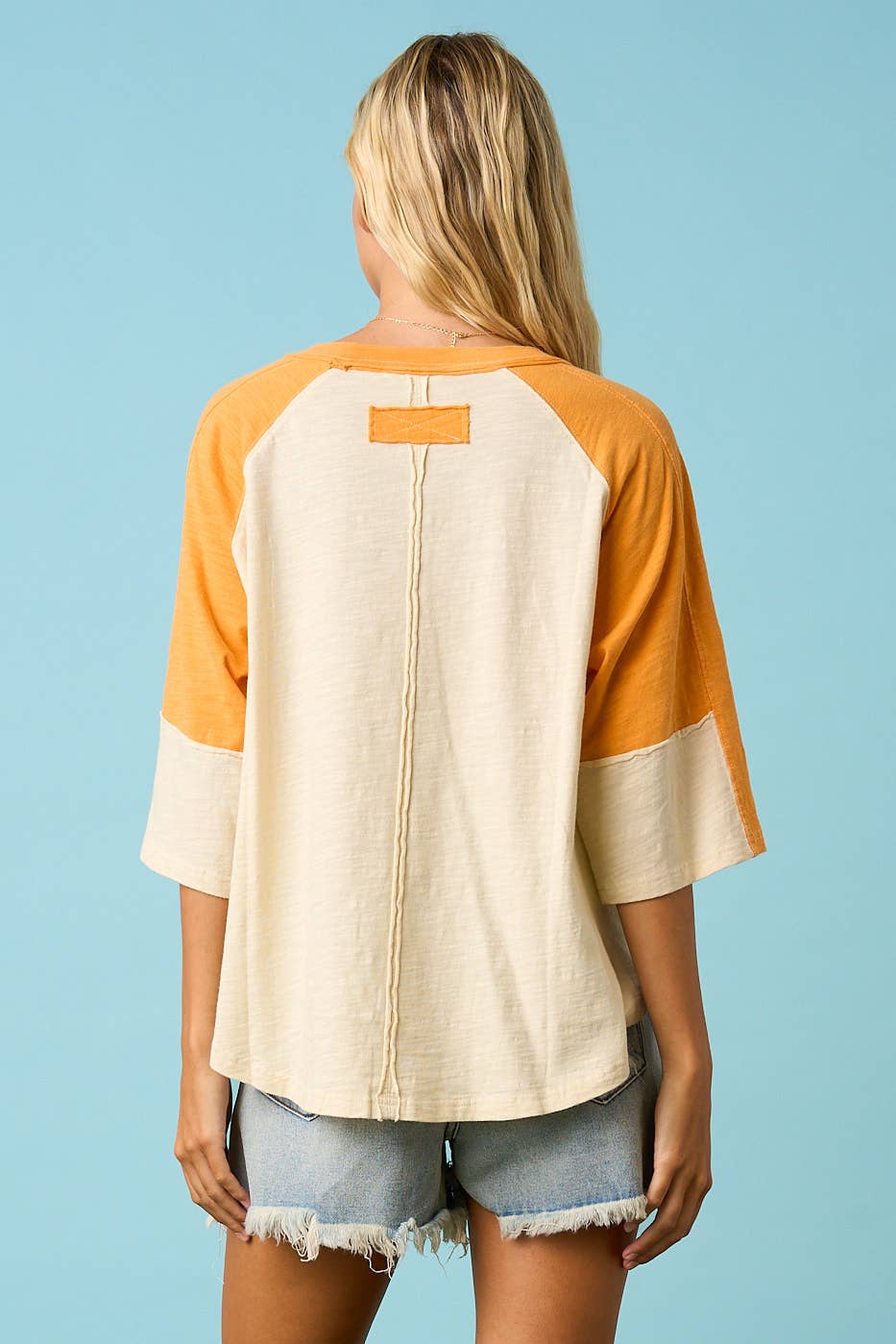 FOOTBALL PATCH COLOR BLOCK TOP