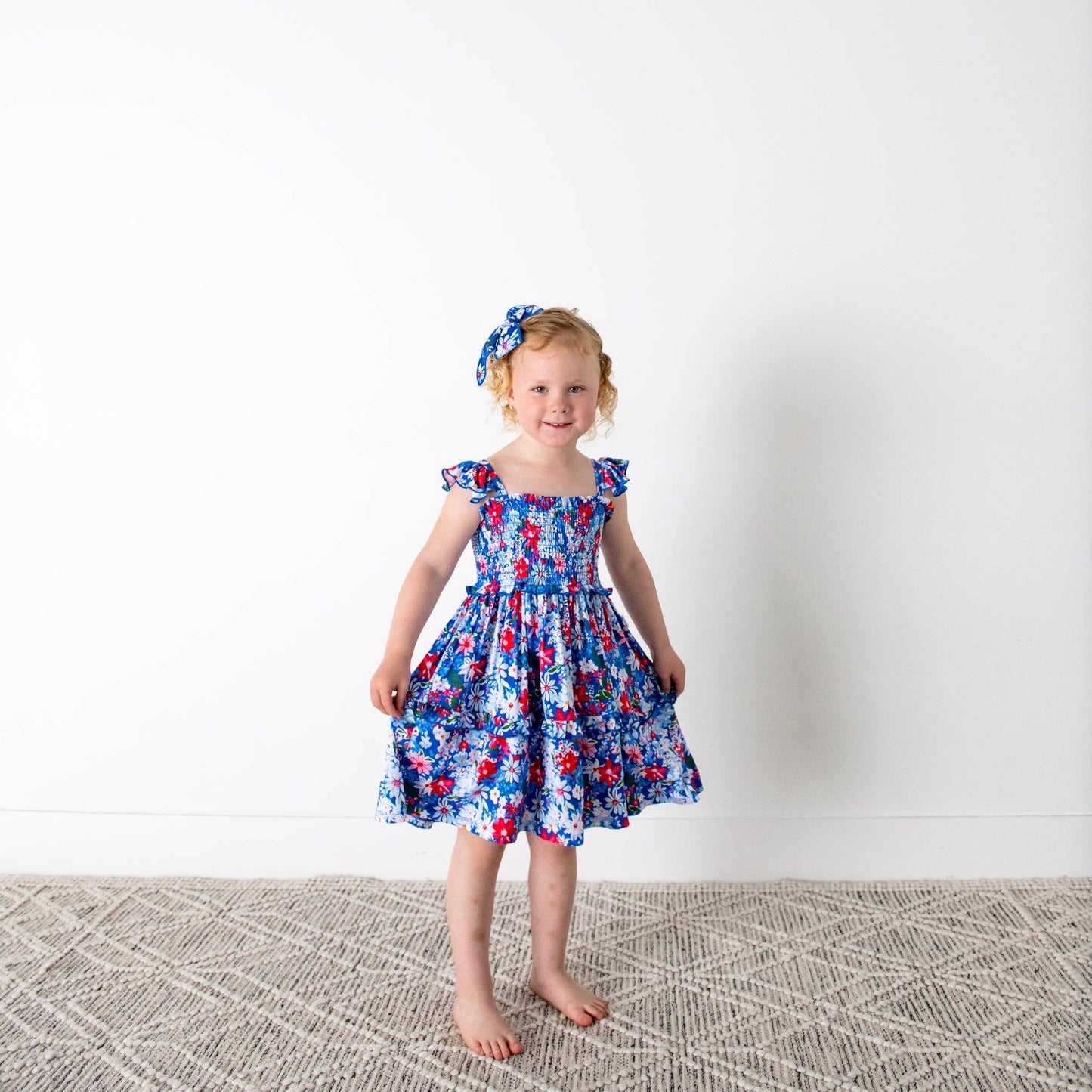 Presley Floral Smocked Dress