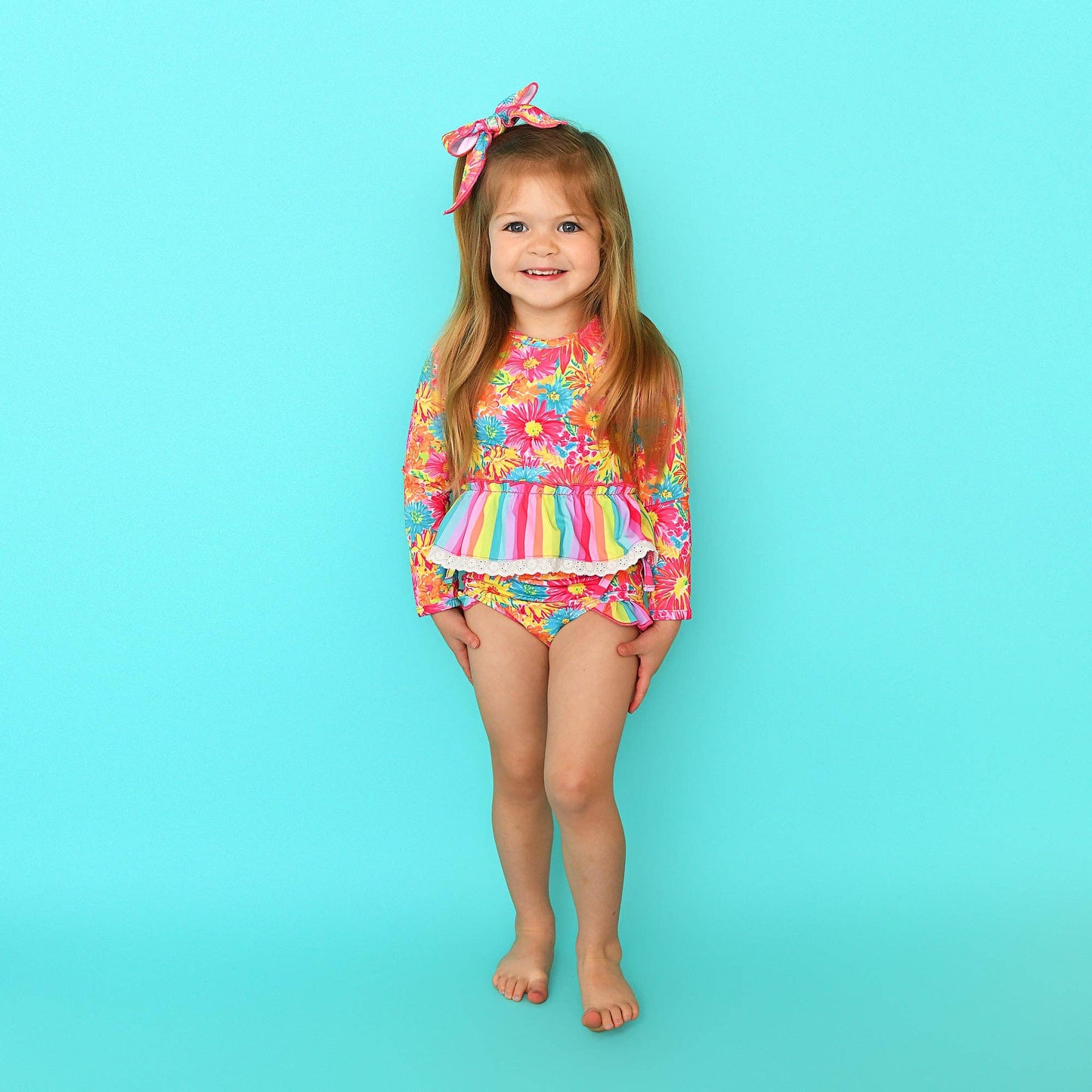 Molly RASH GUARD TWO PIECE SWIM SET