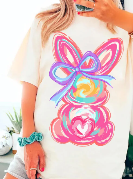 Brushstroke Bunny Tee