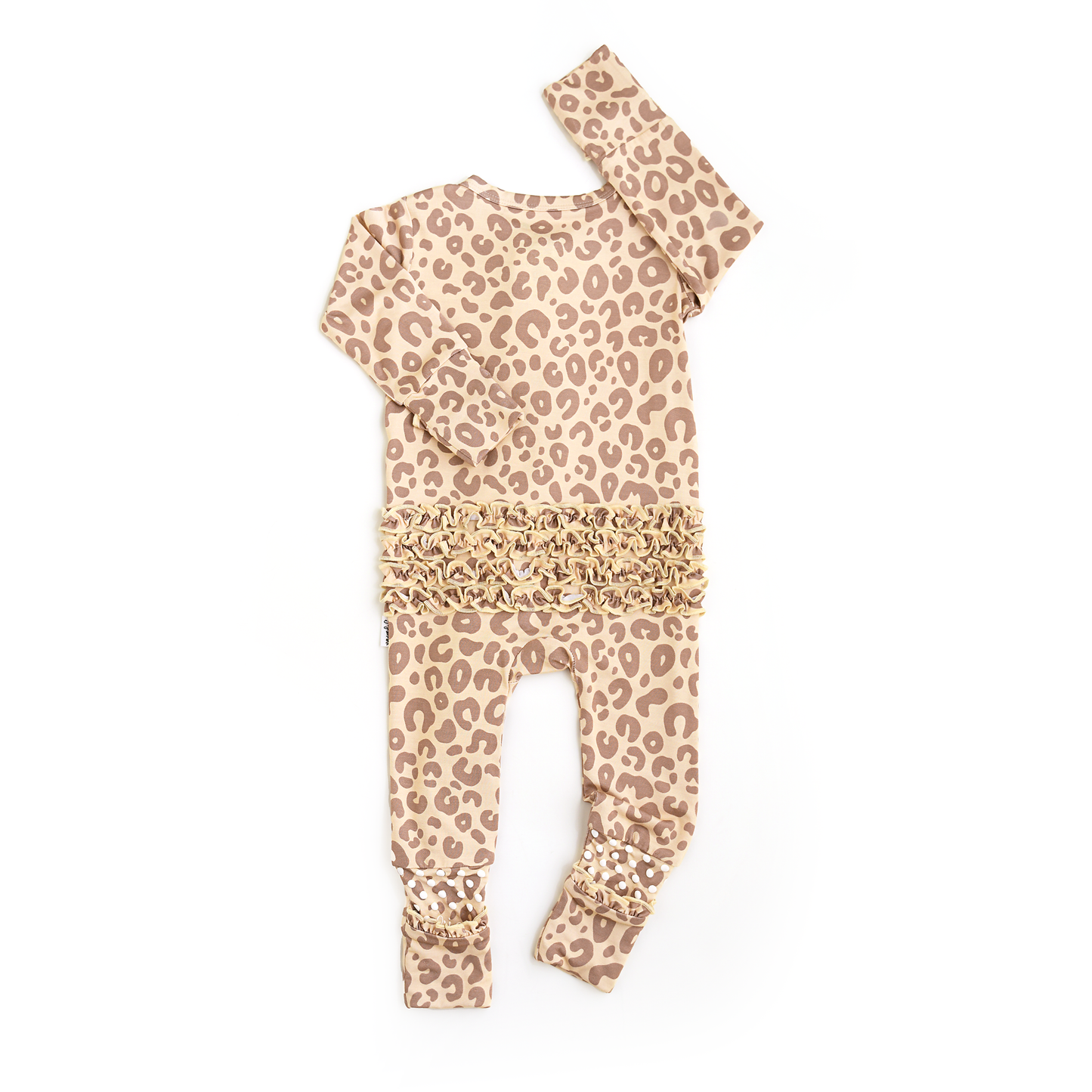 Amari Leopard RUFFLE ZIP