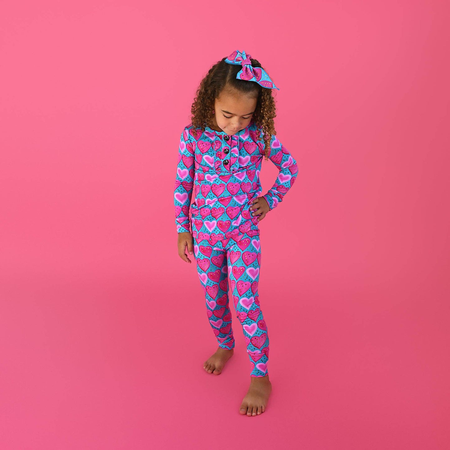 Alaina Heart Clip Bow