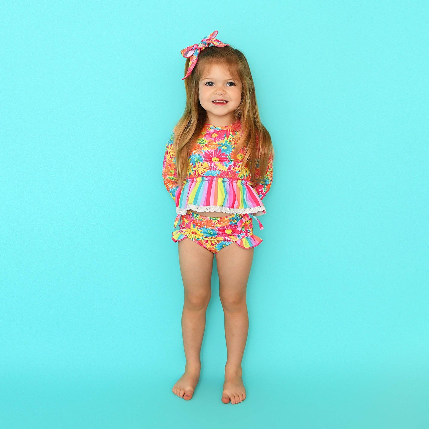 Molly RASH GUARD TWO PIECE SWIM SET