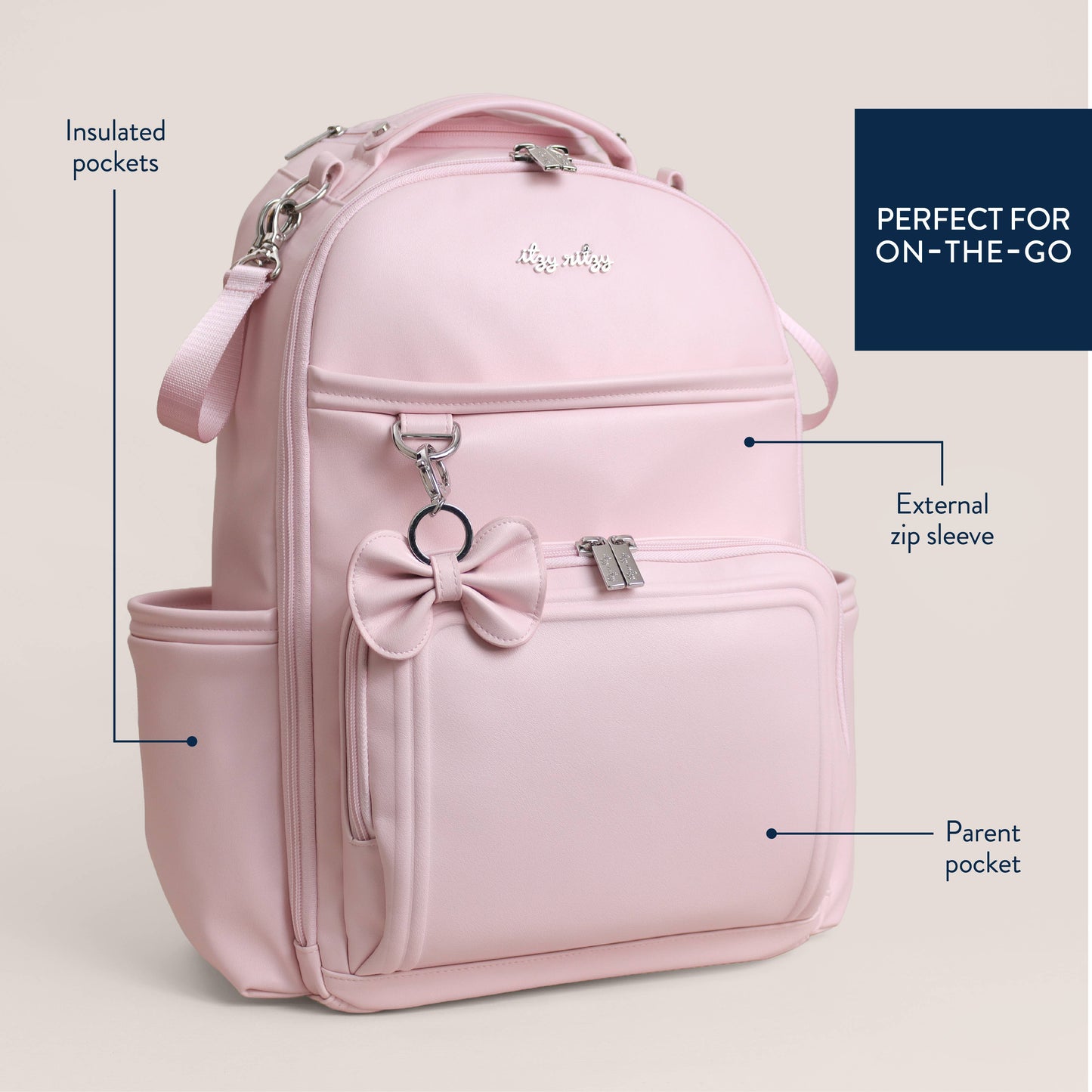Ribbons & Roses Boss Plus™ Backpack Diaper Bag