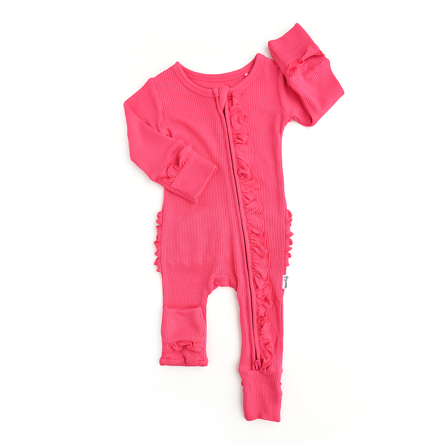 Raspberry Ruffle Zip