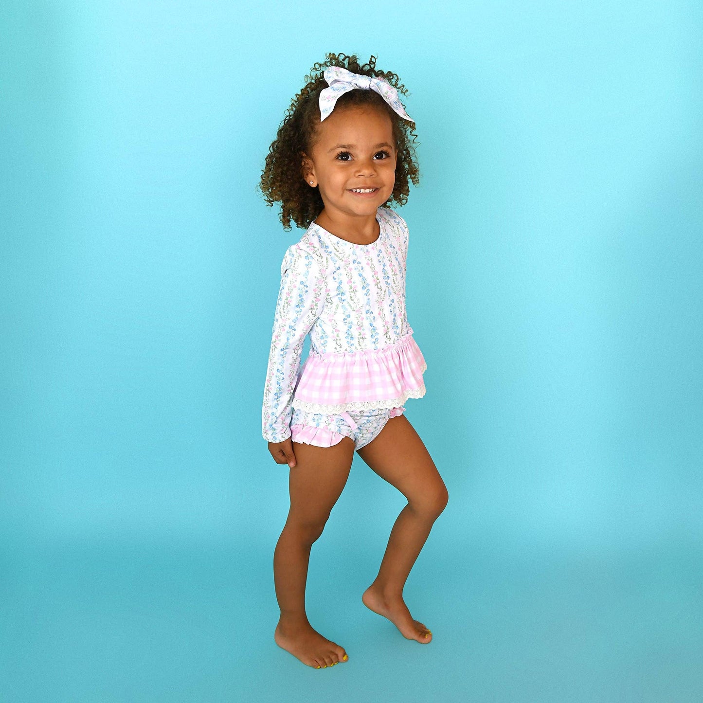 Annie RASH GUARD TWO PIECE SWIM SET