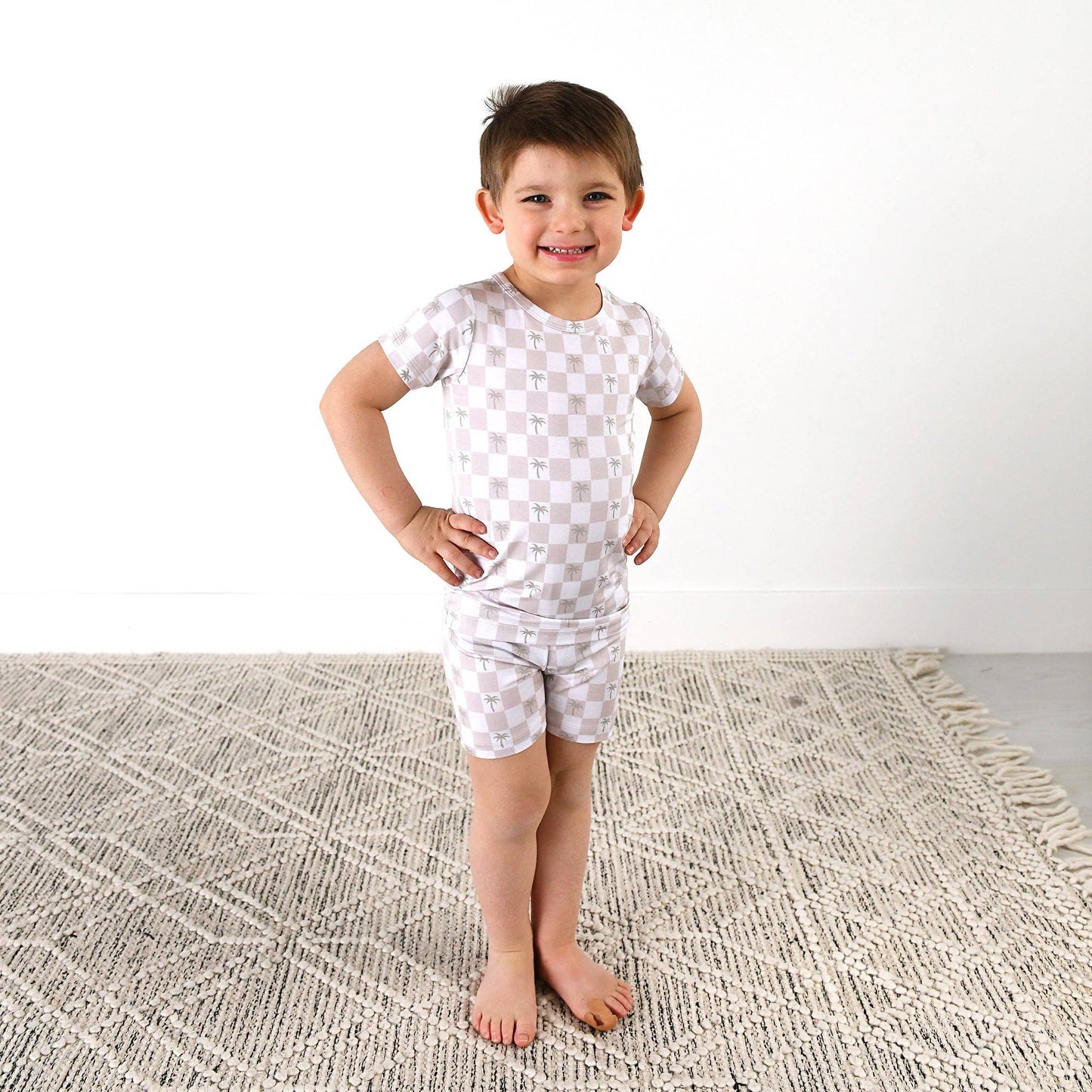 Beau Palm Tree TWO PIECE - SHORTS