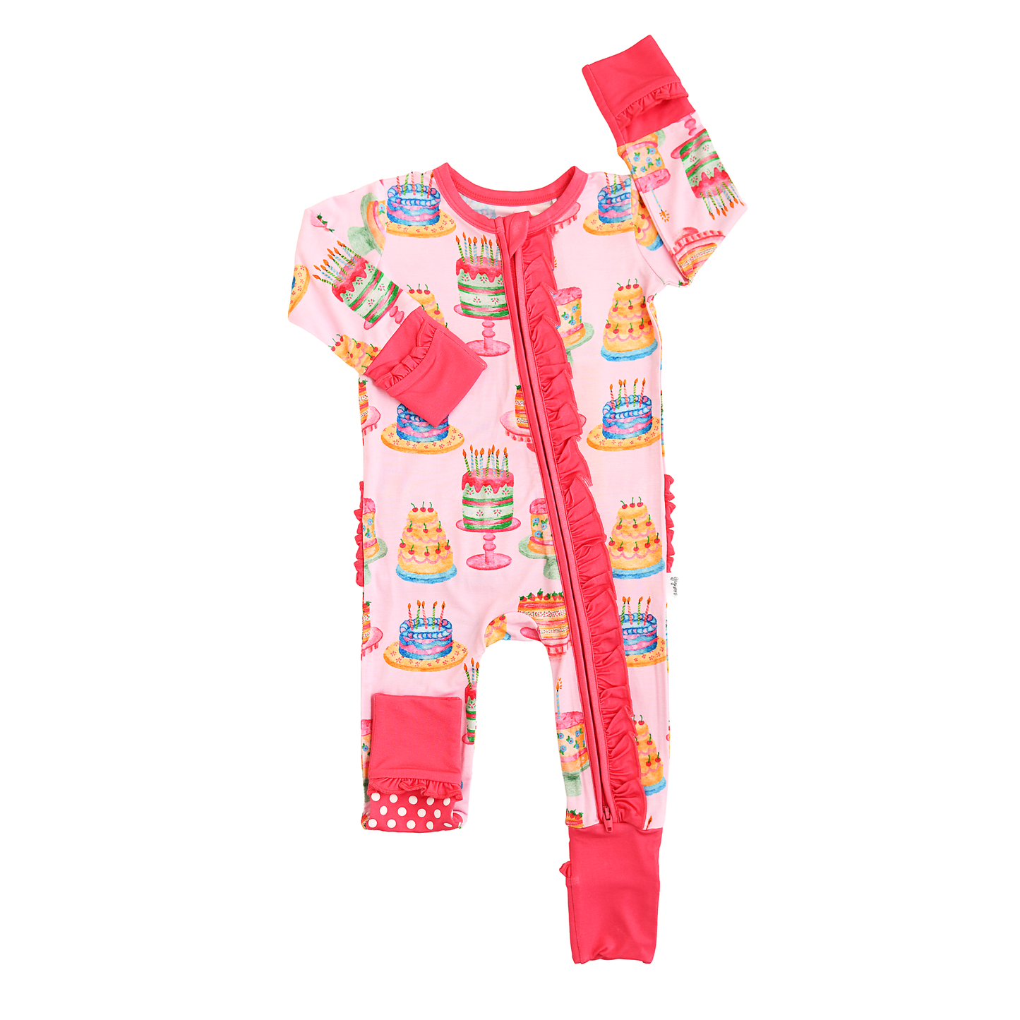 Birthday RUFFLE ZIP